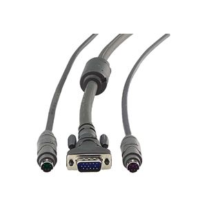 Belkin E-Series OmniView 1.8m toetsenbord-video-muis (kvm) kabel Zwart 1,8 m