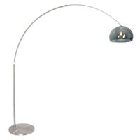 Steinhauer Vloerlamp Sparkled light 9879 staal kap kunststof grijs