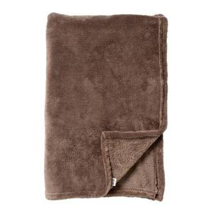 Dutch Decor Plaid 140x180 cm - SIDNEY - superzachte fleece - taupe