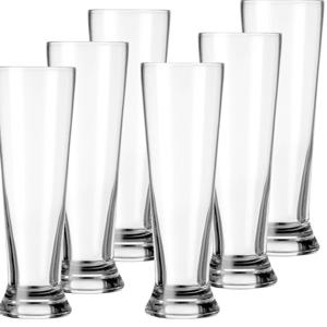 Royal Leerdam Speciaal bierglazen/weisner glazen - 6x stuks - transparant - 300 ml