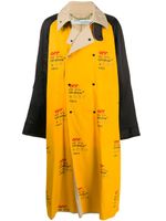 Off-White trench Industrial oversize - Jaune