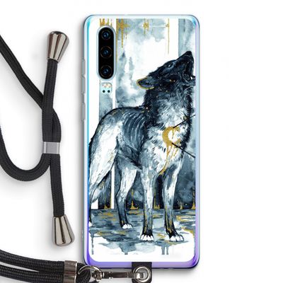 Bleeding Soul: Huawei P30 Transparant Hoesje met koord