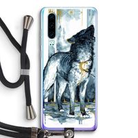 Bleeding Soul: Huawei P30 Transparant Hoesje met koord