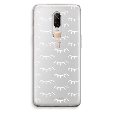 Wimpers: OnePlus 6 Transparant Hoesje