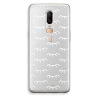 Wimpers: OnePlus 6 Transparant Hoesje