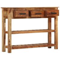 Dressoir met 3 lades 110x30x80 cm massief hout Dressoir met 3 lades 110x30x80 cm massief hout