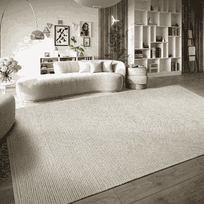 Wollen Vloerkleed Francois Creme 60x90 Cm Laagpolig Villeroy & Boch - Dekbed-Discounter.nl
