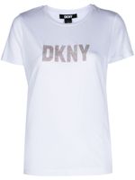 DKNY logo-print short-sleeve T-shirt - Blanc - thumbnail