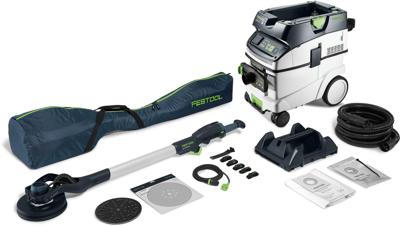 Festool PLANEX LHS 2-M 225 EQ/CTL 36-Set Langnek-schuurmachine- en stofzuigerset | Voor gladde afwerking - 578452