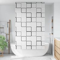 VidaXL Doucherolgordijn 120x240 cm stofbreedte 116 cm