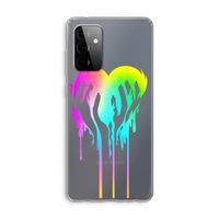 Hold My Heart: Samsung Galaxy A72 Transparant Hoesje