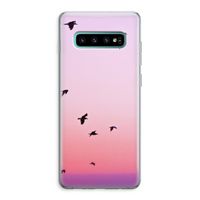 Fly away: Samsung Galaxy S10 Plus Transparant Hoesje