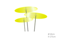 3 stuks! Zonnevanger Citroen geel groot 175x20 cm - Cazador Del Sol - thumbnail