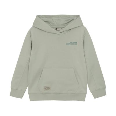 Daily7 winter hoodie jongens - groen - backprint