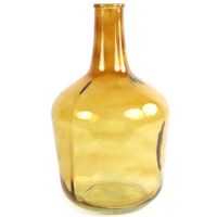 Countryfield vaas - transparant goudgeel - glas - XL fles - D25 x H42 cm - Vazen - thumbnail