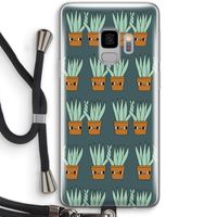Sansevieria: Samsung Galaxy S9 Transparant Hoesje met koord