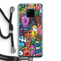 Vexx Mixtape: Huawei Mate 20 Pro Transparant Hoesje met koord