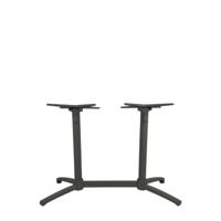 LABEL51 Eetkamertafel Tafelpoot Vouwbaar - Forest - Metaal - 72 cm - Dubbel