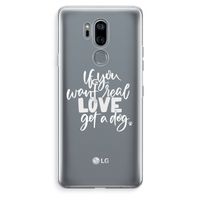 Partner in crime: LG G7 Thinq Transparant Hoesje