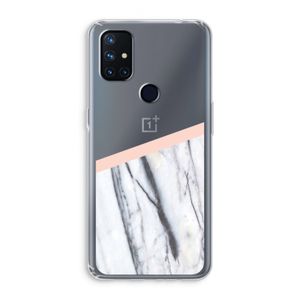 A touch of peach: OnePlus Nord N10 5G Transparant Hoesje