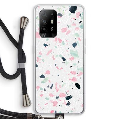Terrazzo N°3: Oppo A95 5G Transparant Hoesje met koord