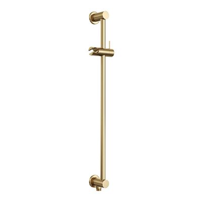 Glijstang Brauer Gold Edition met Geïntegreerde Wandaansluitbocht Geborsteld Goud Brauer