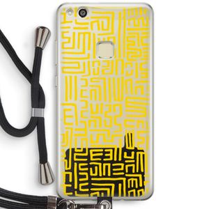 Majorelle Blue Print: Huawei Ascend P10 Lite Transparant Hoesje met koord
