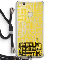 Majorelle Blue Print: Huawei Ascend P10 Lite Transparant Hoesje met koord