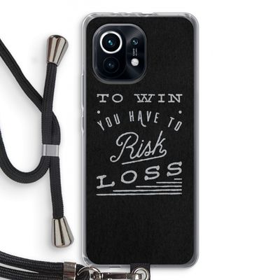 Risk loss: Xiaomi Mi 11 Transparant Hoesje met koord