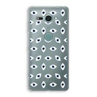 Eyes pattern: Sony Xperia XZ2 Compact Transparant Hoesje