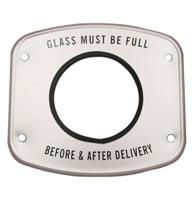 Tokheim 300 Benzinepomp Kijkglas Bezel Met Verhoogde Rand