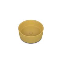 Ideavit Idea.deep vrijstaande wastafel - 39x15cm - rond - incl. pop-up afvoer - beton D10 290368-D10