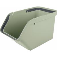 Sunware Sigma Home sorteer bak - afvalbak - groen - stapelbaar - 30L - 49 x 27 x 30 cm Sunware Sigma Home sorteer bak - afvalbak - groen - stapelbaar - 30L - 49 x 27 x 30 cm