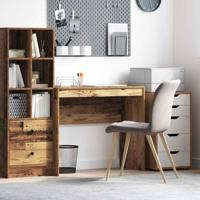 Bureau Oud hout 90 x 40 x 76 cm Bewerkt hout