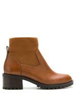 Sarah Chofakian bottines Melrose en cuir - Marron