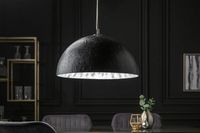 Elegante design hanglamp GLOW 50cm zwart zilveren hanglamp - 38294 - thumbnail