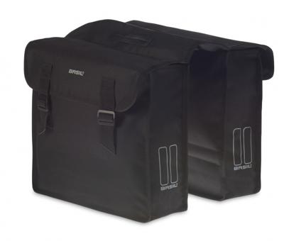 Basil Mara Dubbele Fietstas 26 Liter Zwart