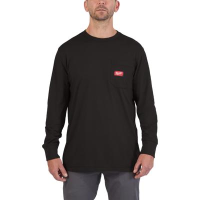 Milwaukee WT LS BL M T-shirt Work long sleeve black M - 4932493034