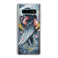 Golden Raven: Samsung Galaxy S10 Plus Transparant Hoesje Golden Raven: Samsung Galaxy S10 Plus Transparant Hoesje