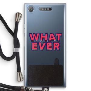 Whatever: Sony Xperia XZ1 Transparant Hoesje met koord