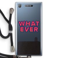 Whatever: Sony Xperia XZ1 Transparant Hoesje met koord