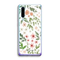 Botanical sweet flower heaven: Huawei P30 Transparant Hoesje