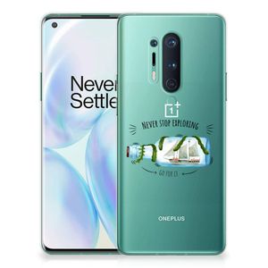 OnePlus 8 Pro Telefoonhoesje met Naam Boho Bottle