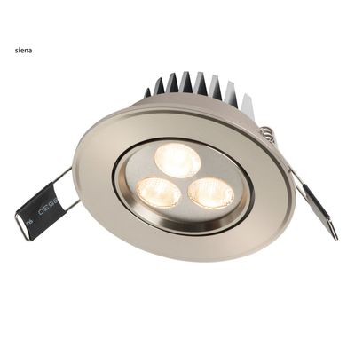 Inbouwspot Häsler Mataro Incl. Fase Aansnijding Dimbaar 8 cm 4 Watt Warm Wit RVS Set 10x