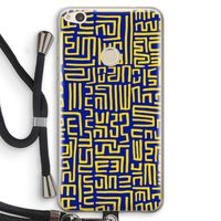 Majorelle Blue Print: Huawei Ascend P8 Lite (2017) Transparant Hoesje met koord