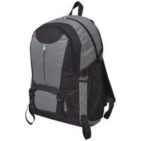 VidaXL Hikingrugzak 40 l zwart en grijs