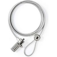 Notebookvergrendeling | Getallen | 1,8 m | Zilver