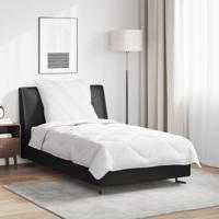 VidaXL Zomer dekbed met kussen 2 pcs wit microvezel