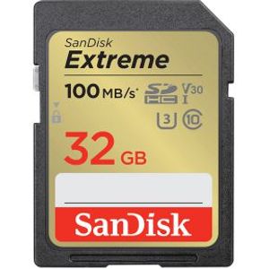 SanDisk Extreme 32GB SDHC Geheugenkaart