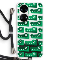 Crocs: Huawei P50 Transparant Hoesje met koord